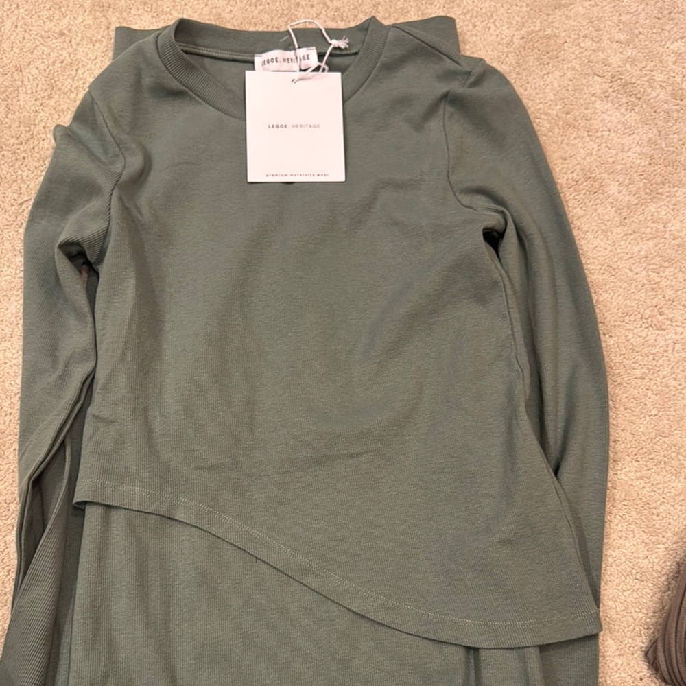 Legoe Women's Green Maxi Dress